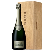 Шампанское Круг Кло дю Мениль Миллезим Винтаж 2003 брют белое 12,5 % 0,75л в деревянной подарочной упаковке