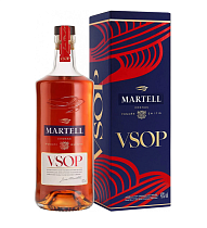 Коньяк четырехлетний Мартель ВСОП 40% 0,5л в п/у "П.Р.Русь"