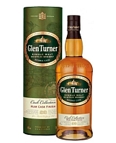 Виски шотландский односолодовый Сингл Молт "Глен Тёрнер" Ром Каск Финиш 40% 0,7л п/к