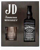 Виски зерновой Джек Дэниел'с Теннесси Виски 40% 0,7л п/у + стакан