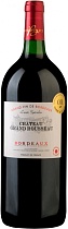 Шато Гран Руссо вино региона "Бордо", категории АОС красное сухое 13% 1,5л