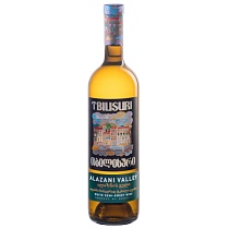 Алазанская Долина серии Тбилисури вино сортовое ординарное белое полусладкое 12% 0,75л 