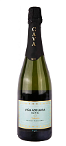 Игристое вино Кава Вина Аделаида Брют категории ДО Кава регион эстремадура белое брют 11,5% 0,75л 