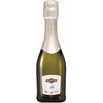 Игристое вино Мартини Асти регион Пьемонт сладкое белое 7,5% 0,187л