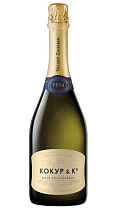 Игристое вино Кокур и Ко белое полусладкое 11,5-13,5% 0,75л