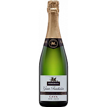 Игристое вино Берберана Гран Традисьон Кава категории DO белое полусухое 11% 0,75л