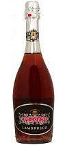 Игристое вино Ламбруско Эмилия "Декорди" Розато жемчужное розовое полусладкое 8% 0,75л