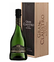 Игристое вино выдержанное Кава. Перелада. "Гран Клаустро" Гран Резерва. Брют Натюр брют белое 11,5% 0,75л в п/у