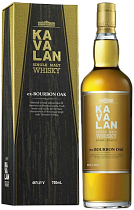 Виски KAVALAN ex-Bourbon Oak, gift box, 0,7