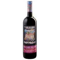 Алазанская Долина серии Тбилисури вино сортовое ординарное красное полусладкое 12% 0,75л 