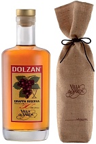 Граппа Riserva Dolzan 50*, 0,7 gift box