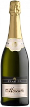 Игристое вино Москато Спуманте Каватина белое полусладкое 7,5-9,5% 0,75л