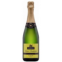 Игристое вино Берберана Гран Традисьон Кава Брют  категории DO белое брют 11,5% 0,75л