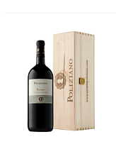 Полициано Вино Нобиле ди Монтепульчано Азиноне вино сортовое выдержанное ДОКГ регионТоскана красное сухое 14% 1,5л в деревянном футляре