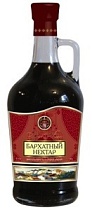 Вино Бархатный нектар столовое красное полусладкое, 0,75л