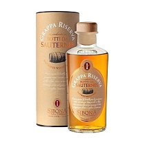 Водка виноградная Граппа Сибона Сотерн Вуд Финиш 44% 0,5л туба 