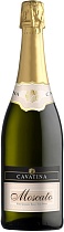 Игристое вино Москато Спуманте Каватина Премиум белое сладкое 7-9,5% 0,75л серия "Голд"