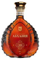 Коньяк абхазский марочный старый "КС" "Абхазия" 10 лет выдержки 40% 0,5л