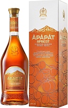 Спиртной напиток на основе коньяка со вкусом абрикоса Арарат Априкот 30-35% 0,5л (в сув. кор.)