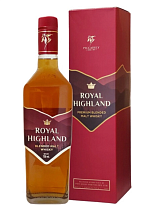 Виски индийский купажированный Ройал Хайлэнд 42,8% 0,75л п/у