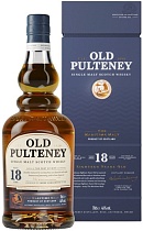 Виски Old Pulteney 18 years old 0.7l gift box