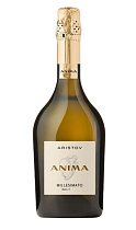 Российское игристое вино Аристов Анима Миллезимато с защищенным географическим указанием "Кубань. Таманский полуостров" брют белое 10-12% 0,75л
