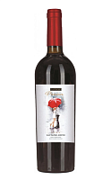Бастардо-Мерло вино ординарное красное полусладкое 10-12% 0,75л