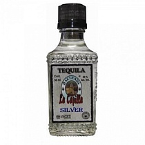 Текила Асьенда Ла Капилла Сильвер спиртной напиток 38% 0,05л