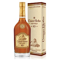 Коньяк марочный старый "КС" десятилетний Саят Нова 10 лет 40% 0,5л П/У