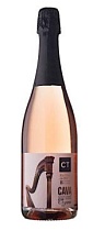 Игристое вино СТ Эн Клаве де ДО КАВА выдержанное с защищенным наименованием места происхождения, категории DO/ДО, региона Кава розовое брют 12% 0,75л