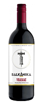 Балканика Вранац вино сортовое ординарное красное полусладкое 11,5% 1л 