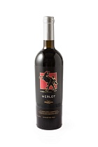Мерло вино российское защищенного наименования места происхождения "Дербент" красное сухое 14% 0,75л