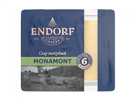 Сыр Монамонт твердый 50% жир 200гр Эндорф