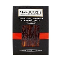 Подкопченный хамон из утиной грудки нарезка  60гр