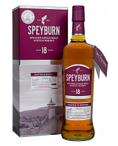 Виски шотландский односолодовый Спейберн 18 лет выдержка 18 лет 46% 0,7л в подарочной упаковке