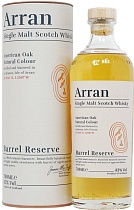Виски шотландский односолодовый Арран Баррель Резерв 43% 0,7л подарочная упаковка (туба)