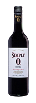 Симпли 0 вино безалкогольное красное полусладкое  0,75л